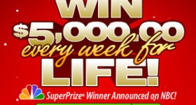 Win $5,000 Every Week  FOR LIFE!!