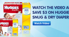 $3/1 Huggies printable coupon + more diaper coupons
