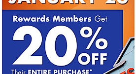Big Lots Rewards Members | 20% off Entire Purchase (Jan 26th Only)