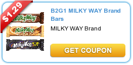 Buy Two Milky Way Candy Bars, Get One Candy Bar Free Coupon Returns!