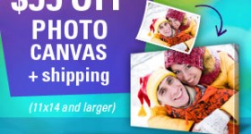 Canvas People: $55 Off + FREE Shipping on Any Photo Canvas 11×14 or Larger!!