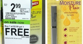 Carmex Moisture Plus Lip Balm For 49¢ at Walgreens