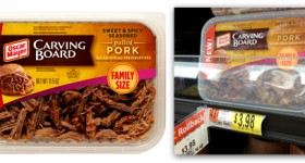 Carving Board Pulled Pork, Only $2.98 at Walmart!
