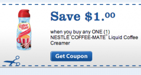 Coffee-mate Coupon – Save $1.00/1 Creamer