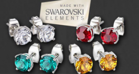 Crystal Earrings: $7.98 per Pair Shipped
