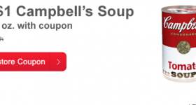 CVS: Campbell’s Soups 2/$1 after coupon