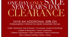 Dillards: 50% Off ALL SALE!! 1 Day Only!