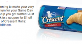 *Expired Now* $1 Off ONE Pillsbury Crescent Roll Printable Coupon
