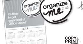 Free Organize Me 2013 Calendar from Office Depot