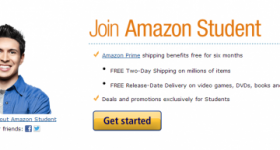 Free Six Month Amazon Prime Shipping for Students