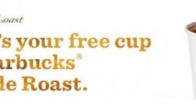 FREE Tall cup of Starbucks Blonde Roast Coffee