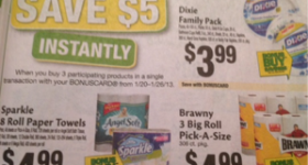 Giant – Brawny Paper Towels $2.82