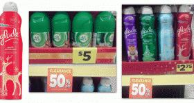 Glade and Airwick Holiday Spray, as Low as $0.83 at Dollar General!