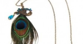 Gorgeous Peacock Necklace for only $1.40 shipped!