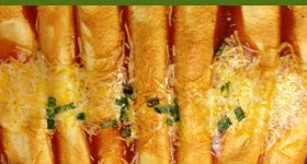 Green Chilies Chicken Enchiladas