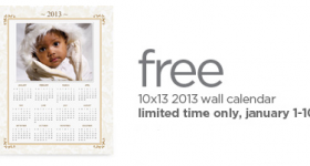 JCP – Free 10X13 2013 Wall Calendar