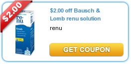 New Renu Contact Solution and Almay makeup coupons – Save $4