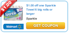 New Sparkle Paper Towels Coupon!
