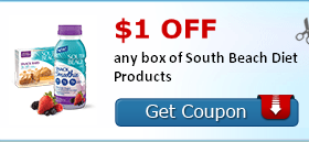 Printable Coupons: South Beach Diet Products, Tone Body Wash, Neosporin Rebate, Dole Fruit and More