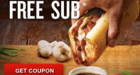 Quiznos Coupon: Buy One, Get One Free Coupon