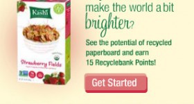 Recyclebank: 15 Points from Kashi