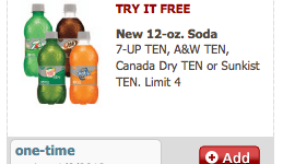 Safeway: (4) Free 12 oz Sodas!