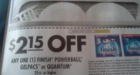 Safeway: Finish Dishwashing Tablets just $.07 per load