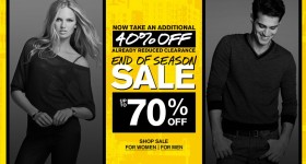 Save an Additional 40% off All Clearance at Express!