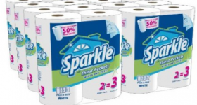 Sparkle Pick-A-Size Giant Rolls (16 ct.) : $14.14 + FREE Shipping
