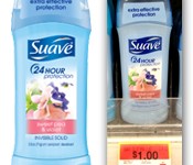 Suave Deodorant, Only $0.50 at Walmart!