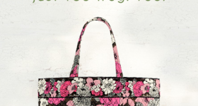 Vera Bradley: Grand Tote only $35 + 40% off Very Berry Paisley Color