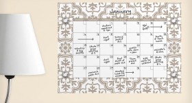 WallPops Dry-Erase Calendars, Boards, or Maps for $9
