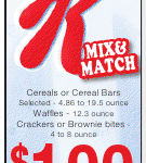 Weis – Kellogg’s Special K Cereal $.99