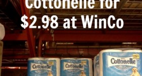 WinCo: Cottonelle toilet paper (12 double rolls) for $2.98 after Ibotta offer