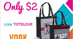 $1 Personalized Grocery Tote + 40 FREE Photo Prints!!
