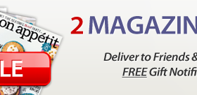 2 Select Magazine Subscriptions for $10 + More