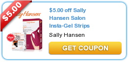 $5.00 Off Sally Hansen Salon Insta-Gel Strips Coupon (Just $22.99 at Target)