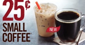 Burger King – $.25 Iced or Hot Coffee