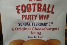 Burgerville: 5 original cheeseburgers for $5 all day Sunday (2/3)