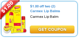 Carmex Lip Balm Only $.48 at Walmart With New Coupon!