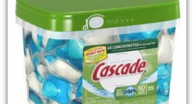 Cascade ActionPacs Dishwasher Detergent 60 Count for $9.42 Shipped
