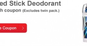 CVS: $0.99 Speed Stick Deodorant Printable