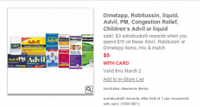 CVS: Advil Deal $0.33/each