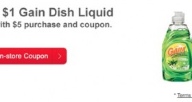 CVS – Gain Dish Liquid $.50