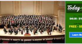 Discounted National Festival Chorus at Carnegie Hall  – As Low As Free {Offer Today Only!}