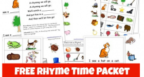 Educational Freebie: Rhyme Time Printable Packet