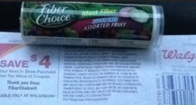 Fiber Choice Catalina Offer | Makes it FREE at Walgreens