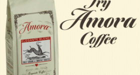 FREE 8-ounce Bag of Amora Coffee!