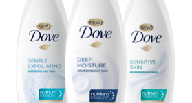 Free Dove Body Wash sample