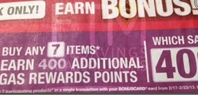 Giant Bonus Gas Rewards Update !